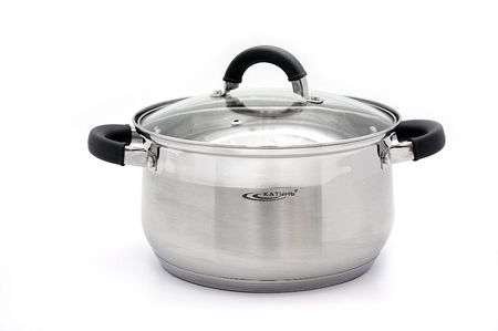 Кастрюля нерж.  3,9л. ИРИДА d20см. КТ08-D-20 .