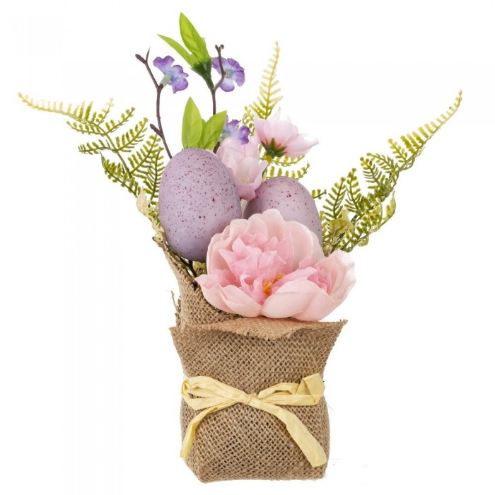 Цветочная композиция "Пасхальная" 816260 (8*7*19см)