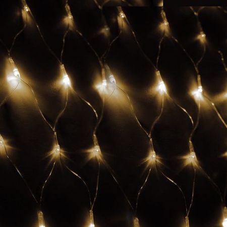 Гирлянда эл. сетка 1,8*1,7м КОС NET240LED-W 240 светодиодов, 8реж. (белый) Гирлянда эл. сетка 1,8*1,7м КОС NET240LED-W 240 светодиодов, 8реж. (белый)