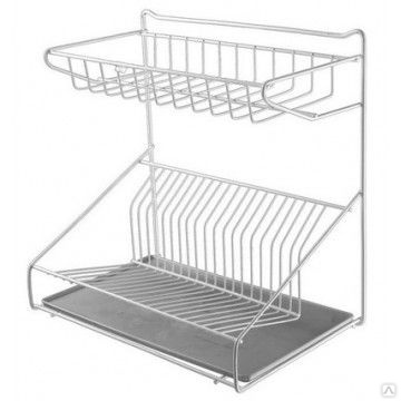 Сушилка д/посуды универсальная АЛТ01 белая (38,5*24*38,5см.)