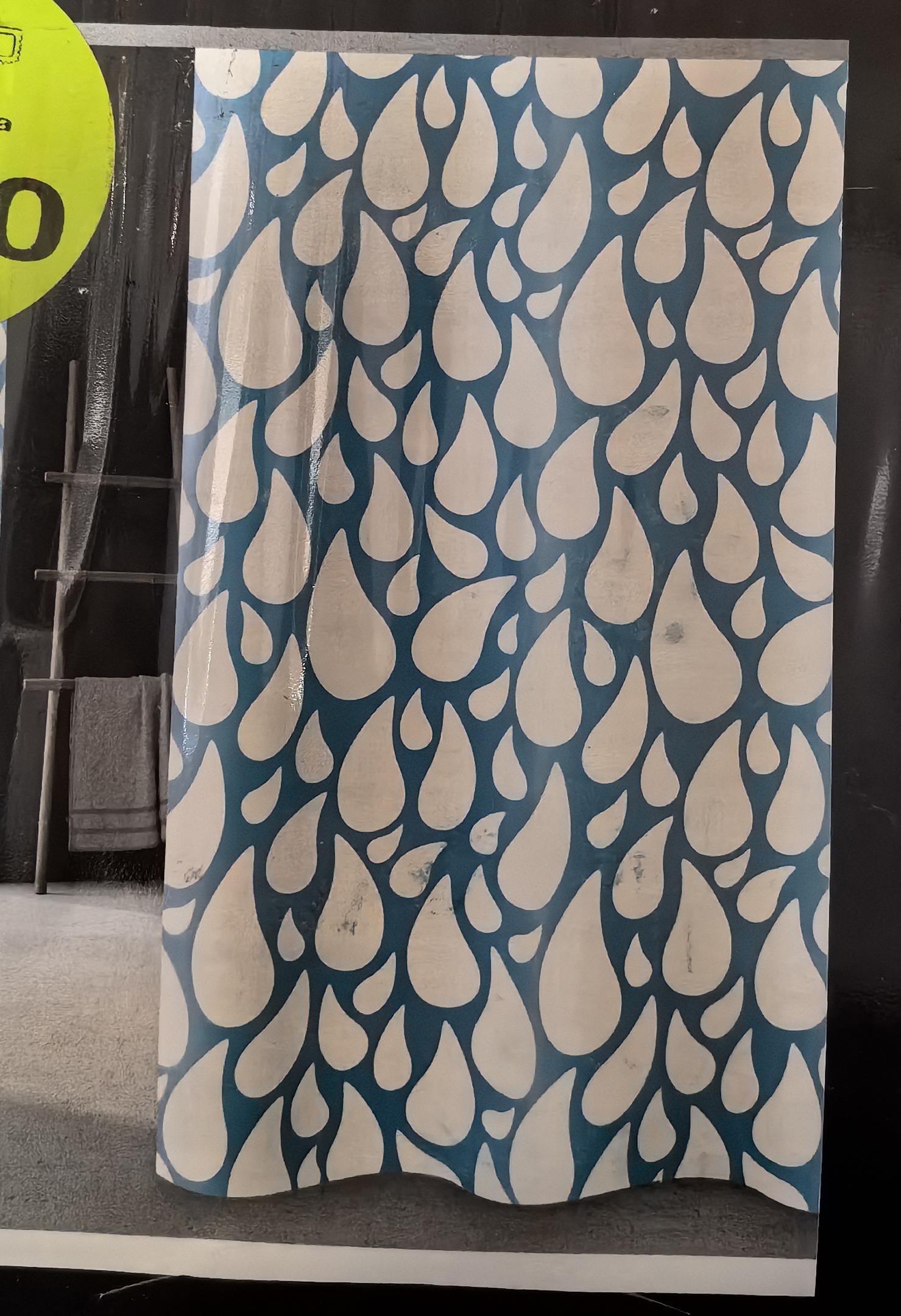 Занавес д/ван.комн. 180*200см. 10335 Goccia azzurra М.