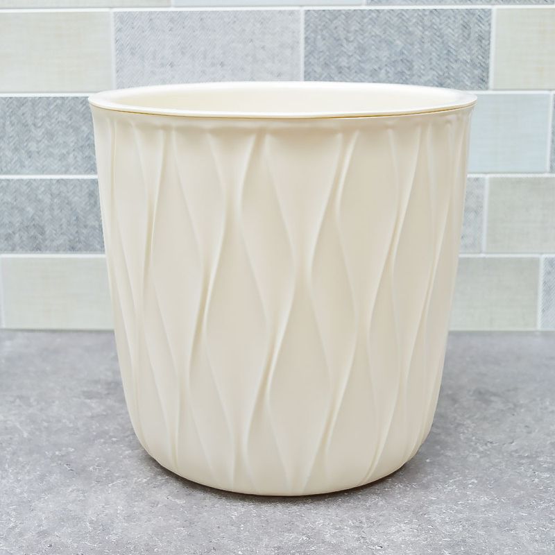 Горшок д/цв. "Desert"11,2л. ПБ86707 с дренажной вставкой (молочный)