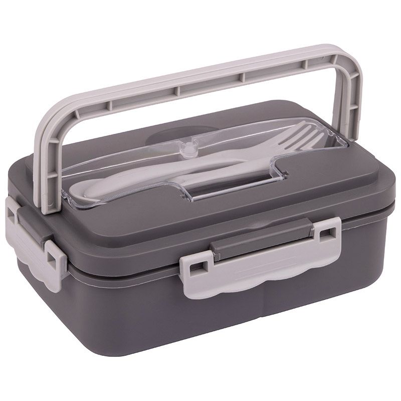 Ланч-бокс 1,0л. 108188 3 отделения, ложка-вилка, MIGLIORE, СКР.