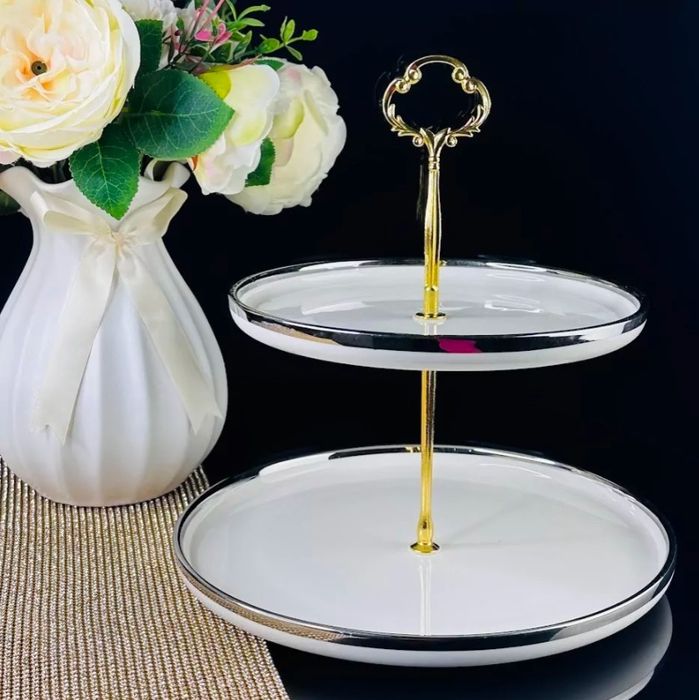 Ваза 2-х ярусн. 205-644 MULTICOLOR (подар. уп.)