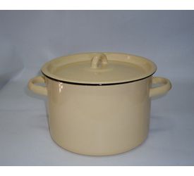 Кастрюля эмал.  3,0/2,9л. 2с16(2с16/1) б\д Чер.