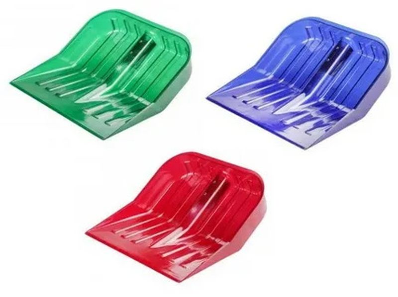 Лопата д/снега 430*420мм. М7242/М7243/М8680 поликарбонат (б/черенка )