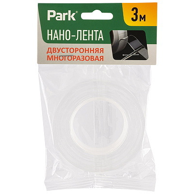 Нано-лента двусторонняя 20мм.*3м. 103910 (клейкая, многоразовая, прозрачная) Скр. Нано-лента двусторонняя 20мм.*3м. 103910 (клейкая, многоразовая, прозрачная) Скр.