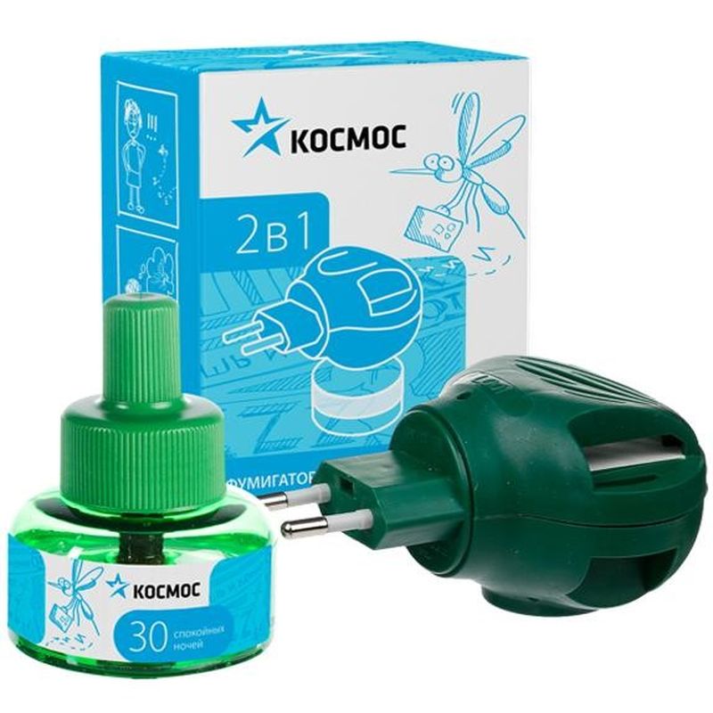 Комплект фумигатор+жидкость от комаров КОС GH326 Космос