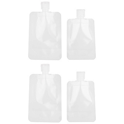 Набор гибких флаконов д/косметики 109213 (4 шт.)  Скр.