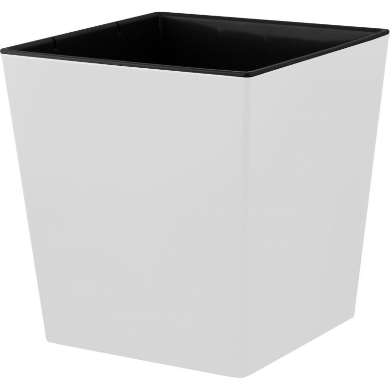 Горшок д/цв. "InGreen London CUBE" 22,0л. 301*301мм ПЦ7802БЖ (белоснежный жасмин) с дренажной вставк
