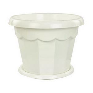 Горшок д/цв. "Гармония" 4л. с подд. М1411 (белый)