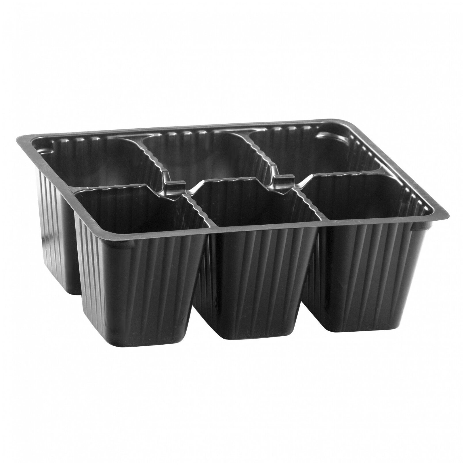 Кассета рассадная  6яч. (180*135*60мм. 155мл.) 400шт./уп.