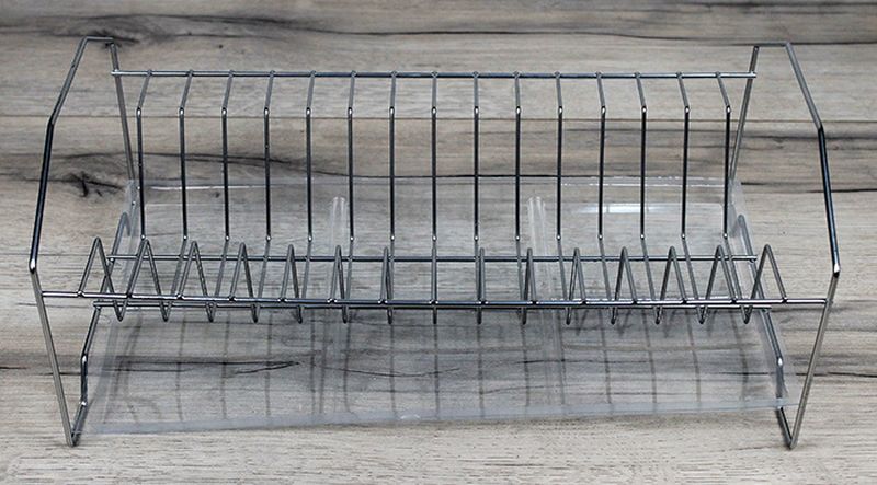 Сушилка д/посуды СНП-М/1П МИНИ (155*220*370мм) с поддоном хром.