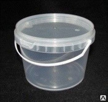 Герметтара  0,55л. Н0001 (круглая) прозрачная (ПМ)