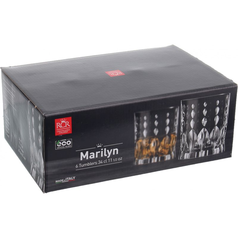 Набор стаканов Marilyn 44214 340мл. (6шт.) д/виски RCR