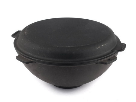 Кастрюля чуг. 2,5л. ка28 (с крышкой сковородой)