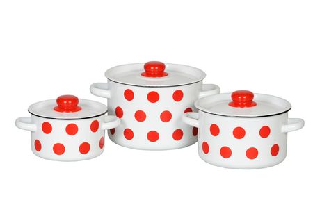 Набор 1с144 "Горошки" (3к.: 1,5/3/4,5л.) Чер