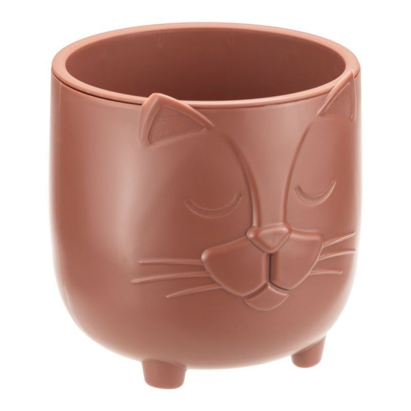 Кашпо БАСЯ  0,65л. d11,5см. со вставкой КН3074Т (терракот)
