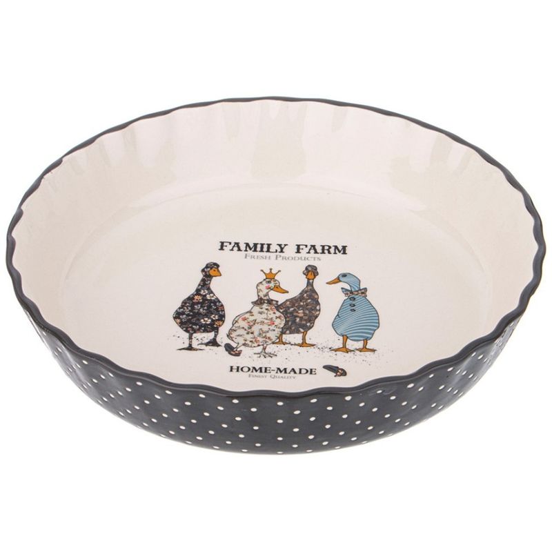 Форма д/запекания 536-278 "Family Farm" 2.1л. (27,5*27,5*6см) круг.ВД