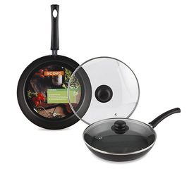 Сковорода К-У а/пр. RС-011 d280мм. ст/крышк. CONSUL