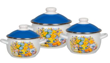 Набор №02 "Летний вечер" 6КН021М (3к.) белоснежн. Чер