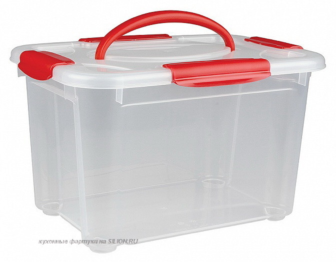 Ящик универс. "Кристалл"  5,5л. БП12939 с ручкой (283*200*170мм.)