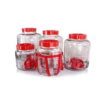 Банка стекл. 26л. GJB(TW1103-26-F2) с гидрозатвором