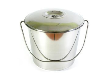 Ведро нерж. 12л. с/крышк. МН-192/А Инд.