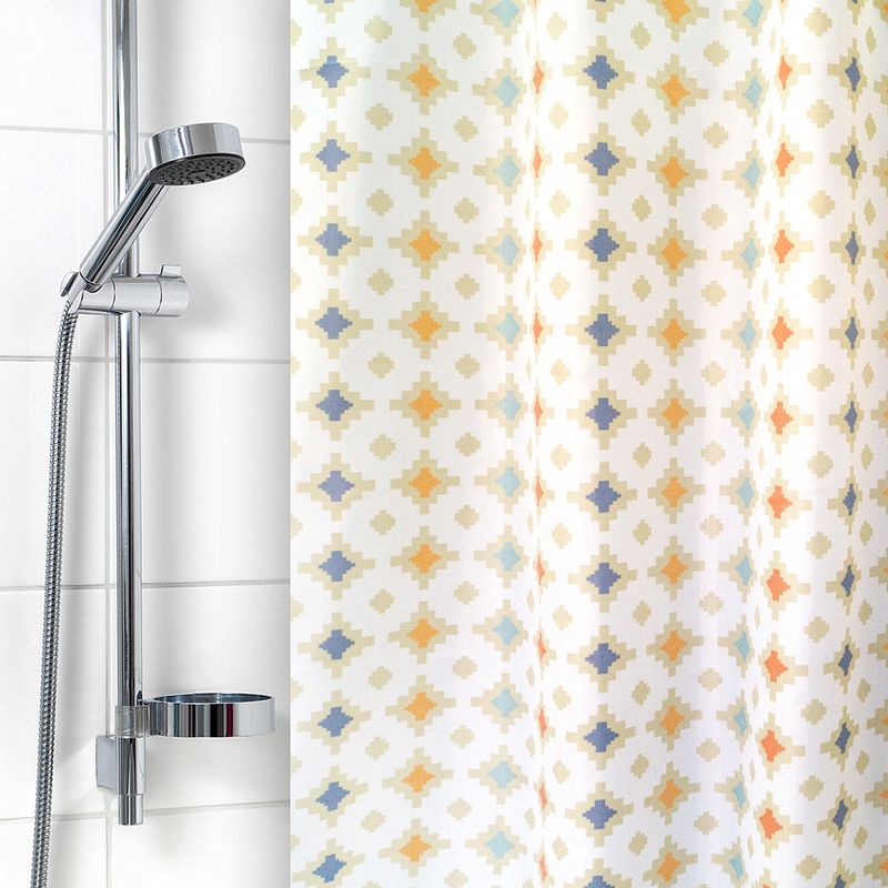 Занавес д/ван.комн. 180*180см. п/эстер. "Диамант" 2217-1 М.