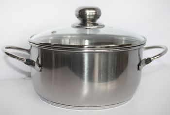 Кастрюля нерж.  2,5л. ТРС-3 1с2344 /3с117 прут. ручки, ст./кр. Аша