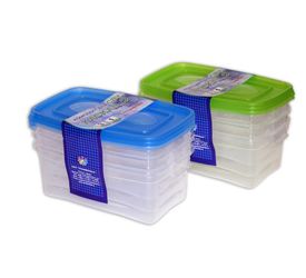 Компл. контейнеров д/СВЧ "Каскад 2 "Прям." 1л. (3шт.) ПБ57001