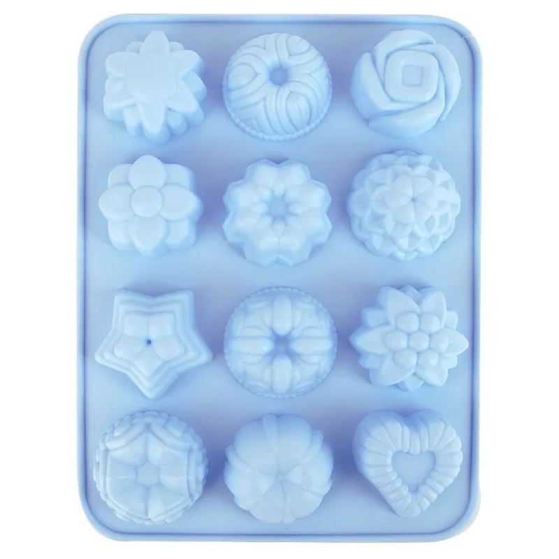 Форма д/льда и шоколада силикон. 9902447 "Mix" 21,5*16*2,7см. ЕНС