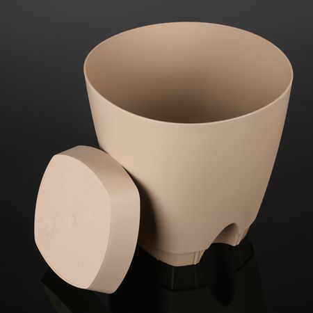 Горшок д/цв. "Amsterdam" 2,5л. d170мм. ПЦ6200МШОК прикорн.полив (Молочный шоколад)