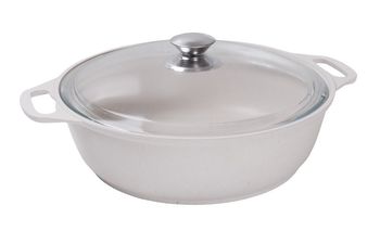 Кастрюля-жаровня Кукмор 3л. стекл.крышк. ж34