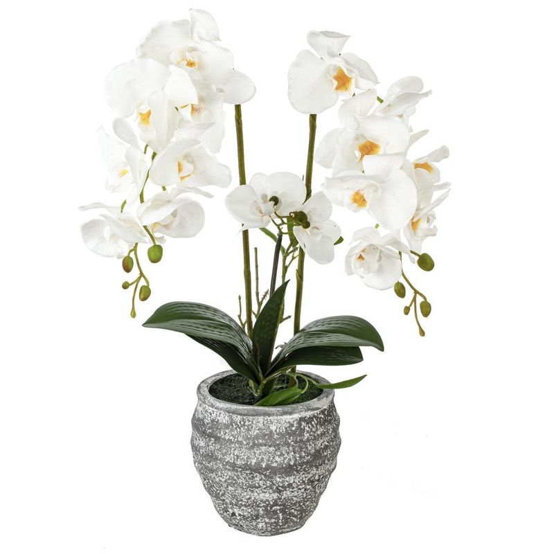 Цветок искусственный 818227 "Орхидея" в горшке h=82см. (Р)