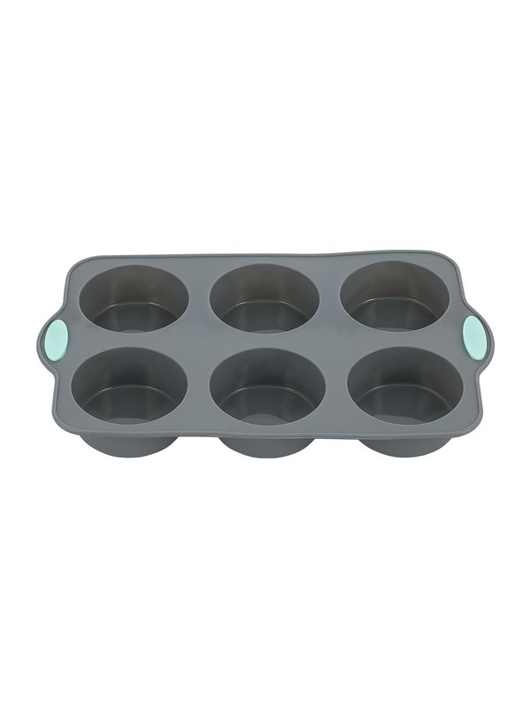 Форма д/кексов силикон. 79-005 6 яч. (25*15*3см.) SILICONE