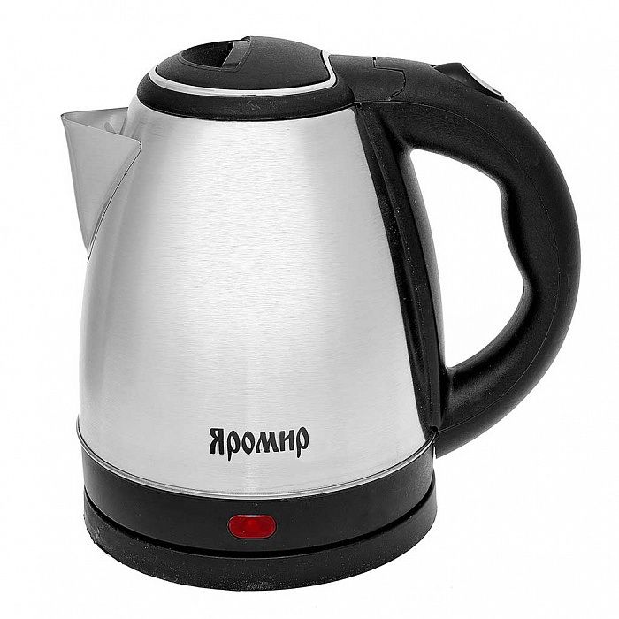 Чайник эл. ЯРОМИР ЯР-1057 1,5кВт. 1,5л. нерж., диск Чайник эл. ЯРОМИР ЯР-1057 1,5кВт. 1,5л. нерж., диск