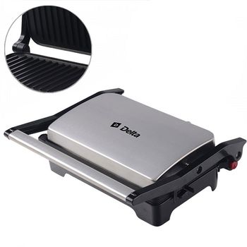 Сэндвич-гриль DELTA 048 (1,2кВт. а/пр. 26*16,5см.)