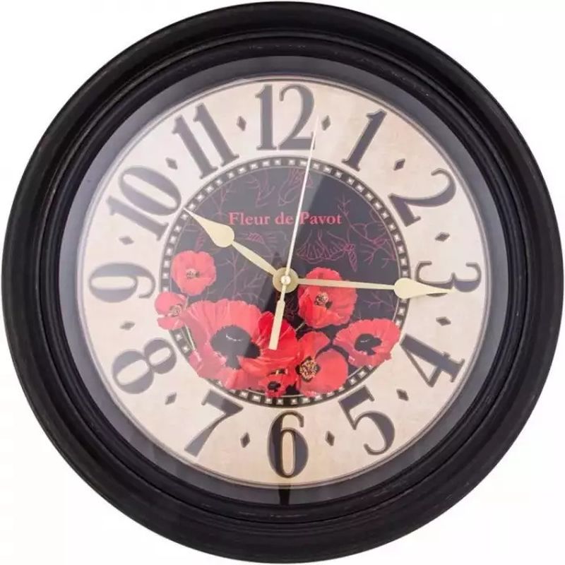 Часы настенные 220-461 "МАКИ" (d=40,0см) ВД