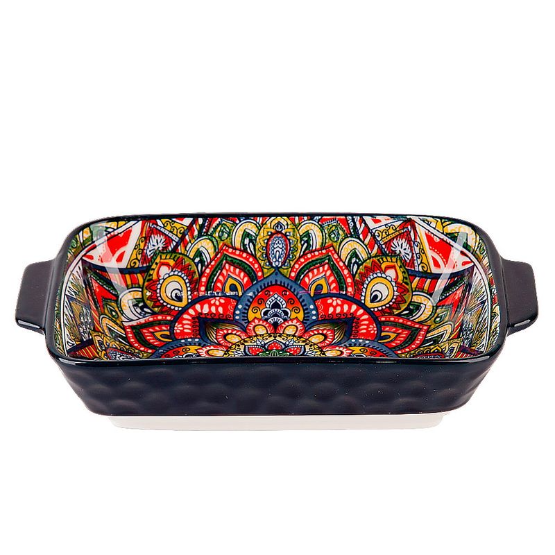 Форма д/запекания 0860218 "Arabesque" (синий) 0,6л. 22,5*12,5*5см. ЕНС