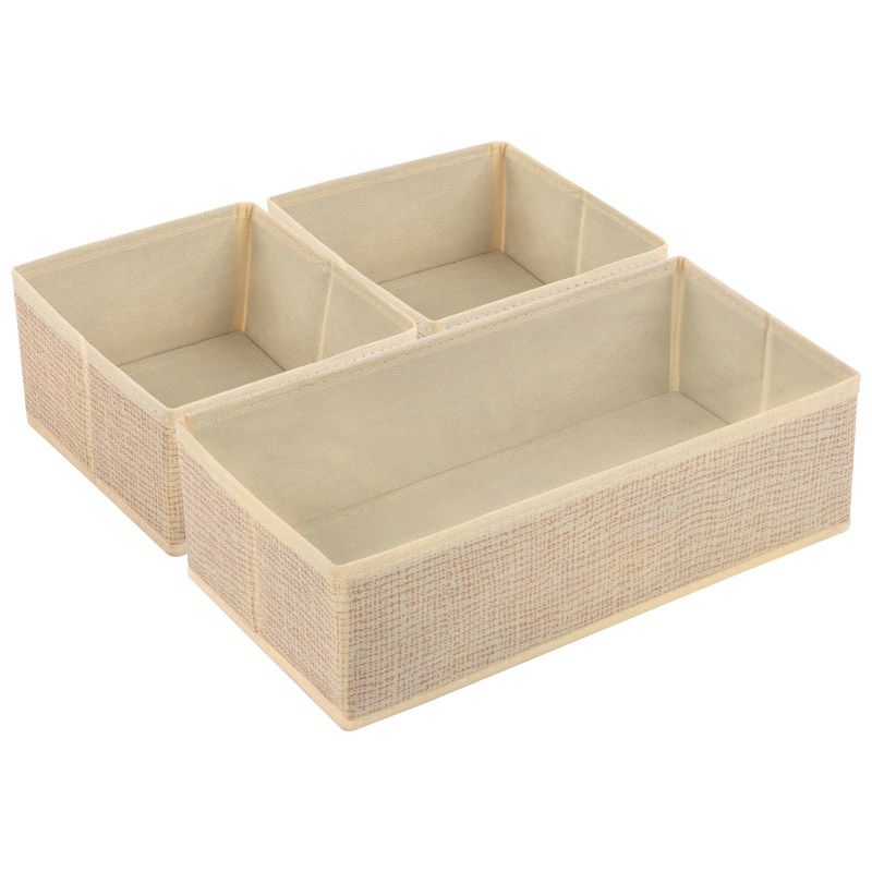 Набор коробок д/хранения 104963 (2шт. 16*16*10см; 1шт. 32*16*10см.) Скр.