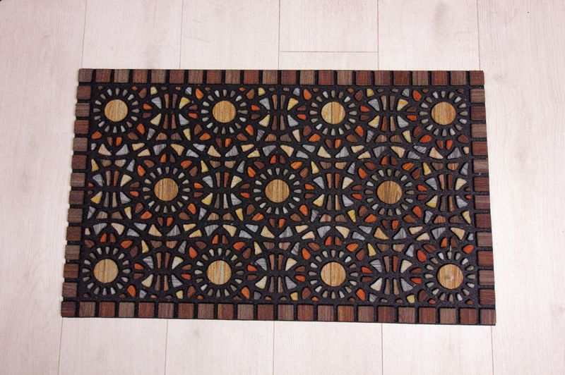 Коврик напольный 45*75см. Мандала N6001 12777 М.