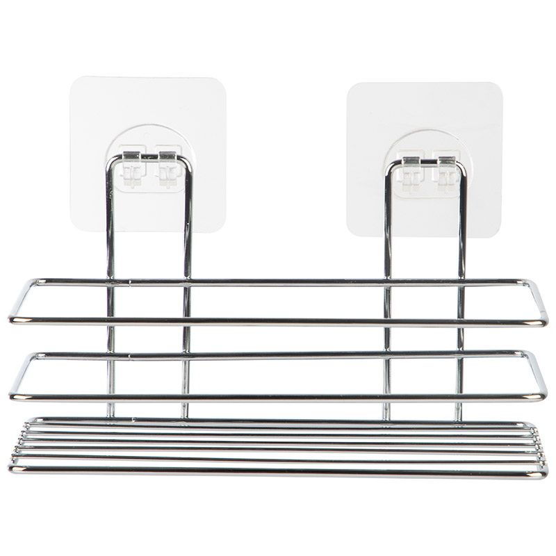 Полка подвесная малая BASIC 110765 (самоклеющ. основа, хром.) Скр