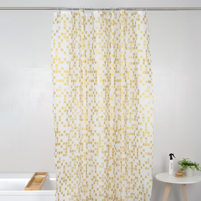 Занавес д/ван.комн. 180*200см. "Pixel" FOR-PV03 А