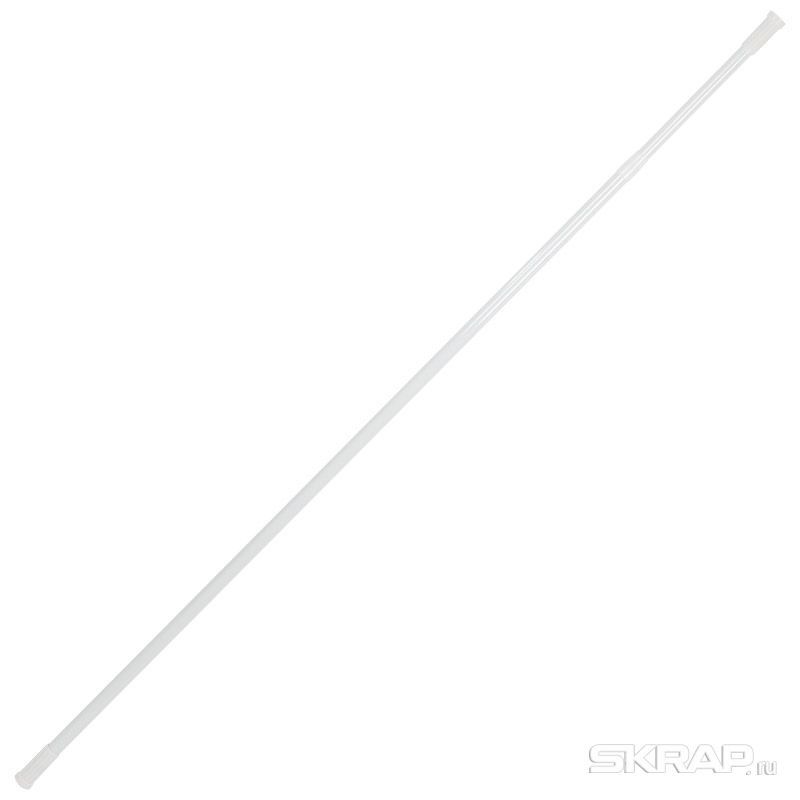 Карниз д/ванны нерж. 103946 1,4-2,6м. (белый) Скр