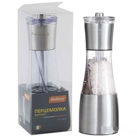 Мельница д/перца PICCANTE 003935 19,5см. акрил. нерж. СКР