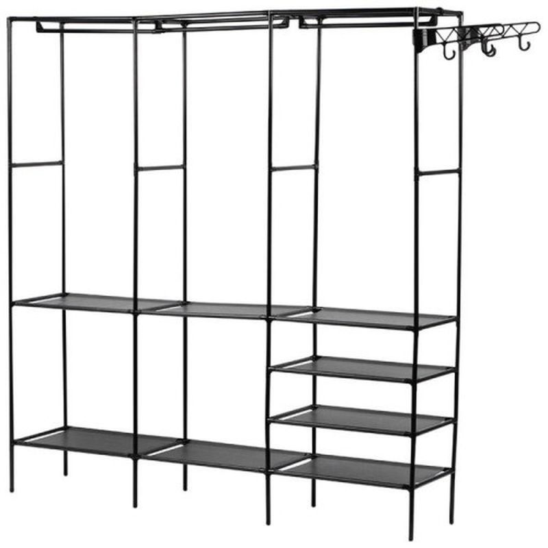 Вешалка-стойка напольная 107294 (3 секции) 170*160*36см. Скр.