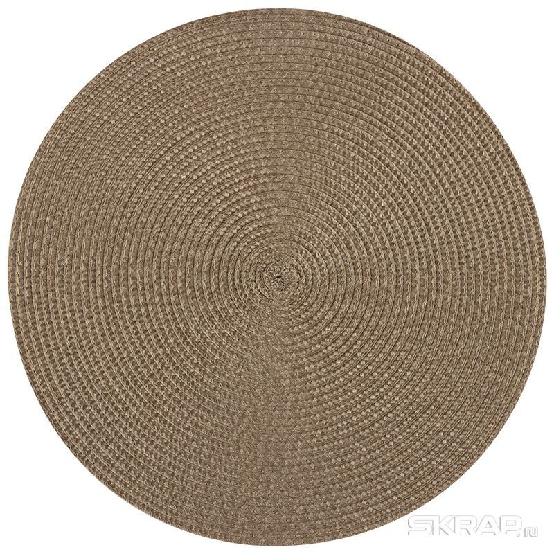 Салфетка сервировочная PPW-03 312365 (d38см.) плетеная СКР