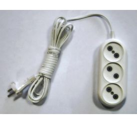 Удлинитель 10м. 3роз. Эконом ШВВП 2*0,5 Р16-010 Смоленск