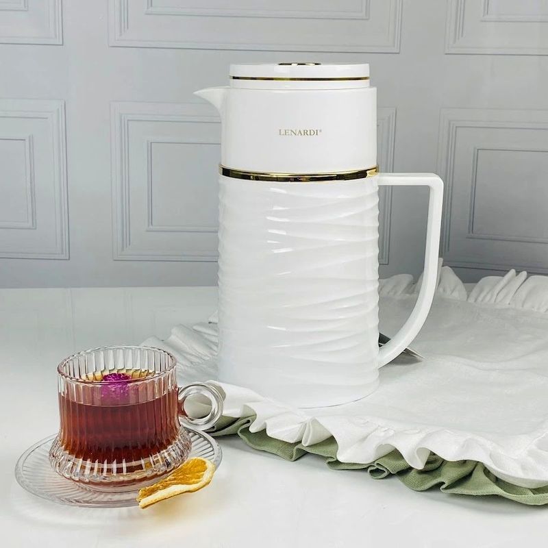 Термос стекл. 162-007 1,0л. пл.корпус (подар. уп.)